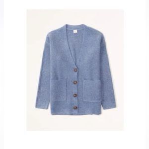 Abercrombie Long Length Blue Cardigan